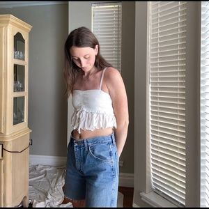 Wilfred white crop top